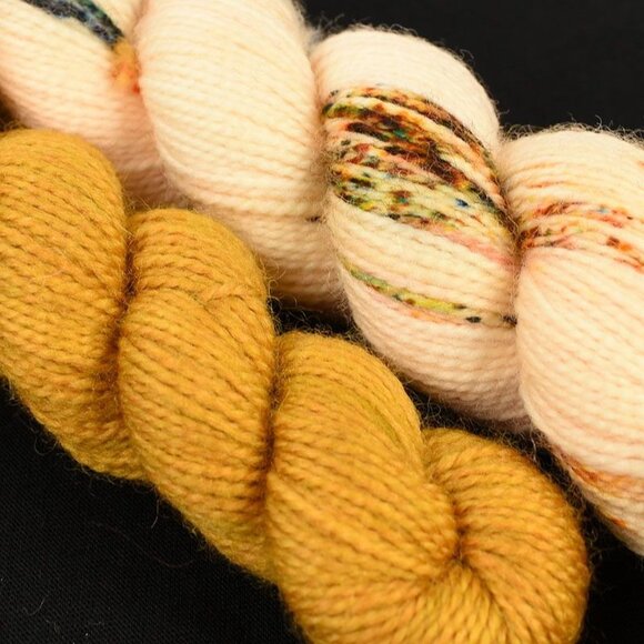 Rose Hill Yarns Fingering Weight Sock Set Superwash Merino Nylon Warm Spice - Picture 2 of 3